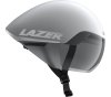 LAZER LAZER Helm Victor KinetiCore Triathlon/TT Matte White Silver (M) 55-59 cm